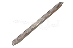 Oprijplaat per stuk, lichtgewicht aluminium 300x26, max.draagvermogen 500kg, rechte uitvoering. Niet geschikt voor rupsvoertuigen.