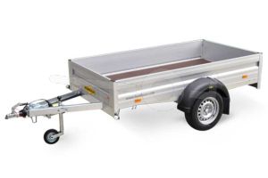 Humbaur H 752111 enkelas aluminium aanhangwagen 205x110cm 750kg ongeremd