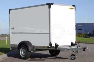 Humbaur enkelas gesloten aanhangwagen 304x151cm 1300kg