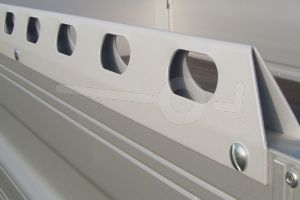 Reling op zijwanden voor Humbaur HA aluminium aanhangwagen 165 cm lang