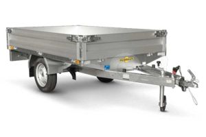 Humbaur enkelas plateauwagen HU 752314 230x140cm 750kg ongeremd