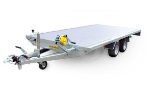 Humbaur Universal tandemas autotransporter met aluminium bodemplaat