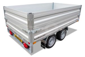 Opzetborden 265x165 (lxb bak) 35cm hoog voor Humbaur plateauwagen