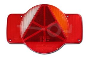 Achterlichtglas rechts, Humbaur horizontaal