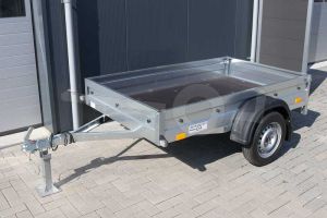 Aanhangwagen Blyss Maxx-B 204x121, bruto 750kg (630 netto), metalen borden, banden 13", enkelas ongeremd