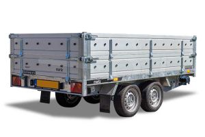 Opzetborden aluminium set 30cm (extra hoogte), bakmaat 305x153, voor Martz kipper