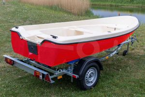 Polyester boot IZI-Line 360 ivoor / rood