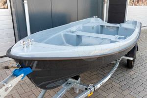 Polyester boot IZI-Line 360 zilvergrijs / zwartgrijs