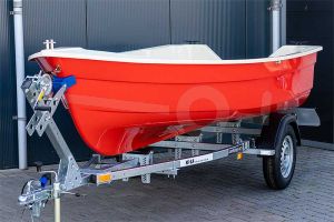 Polyester boot IZI-Line 390 ivoor / rood