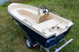 Polyester boot IZI-Line 430 Classic ivoor / blauw