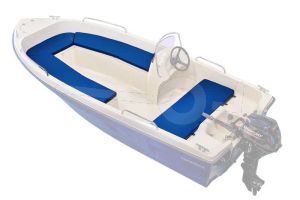 Kussenset 3-delig voor IZI-Line 390 visboot / roeiboot
