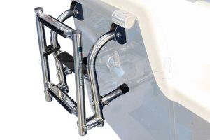 RVS zwemtrap voor IZI-Line 430 consoleboot