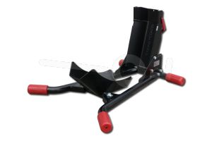 Steun voor wiel van een motor klein. Steadystand Antislip.