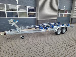 Vlemmix Flex-Roll boottrailer, 630x220cm (lxb), bruto 2700kg (netto 2220kg), tandemas geremd