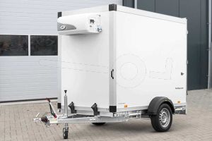 Humbaur koelaanhangwagen HGK  Deluxe 132716-21PF60 met Govi koelaggregaat, enkelas, 263x147x197cm, bruto 1300kg