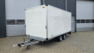 Gesloten aanhangwagen plateau Humbaur 418x203x188cm (lxbxh), HKN 354221-20 PF30, Bruto 3500kg (2390kg netto),  Tandemas geremd