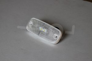 Zijmarkerings lamp LED wit 111x46x16mm 12-24V (H/H 90mm)