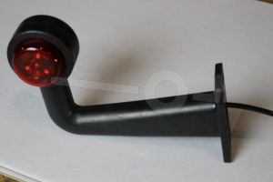 Contourlamp links LED 90&deg; (6 LED) Rood/Wit 12-24 V E4