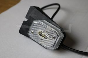 Aspock Flexipoint breedtelicht wit inclusief montagesteun met kabel