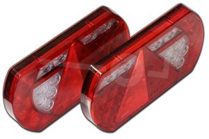 Optie tot LED verlichting op een aanhangwagen