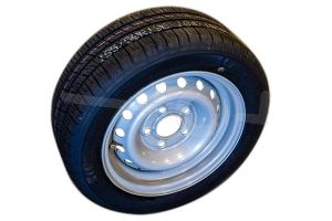 Reservewiel met hoge druk band voor aanhangwagen maat 195/50R13