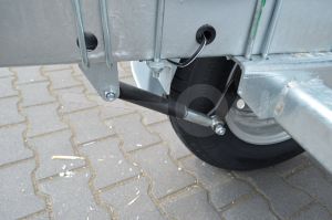 Schokdemper met montage voor 100km per as voor Vlemmix boottrailer