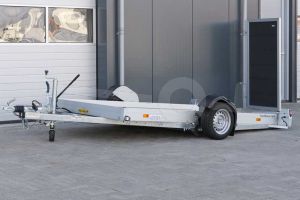 Humbaur hydraulisch zakbare transporter HKT 153117 S, 310x176cm, bruto laadvermogen 1500kg, met elektrische bediening op de dissel