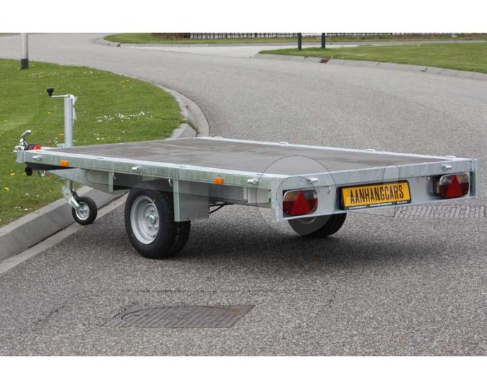 Eduard enkelas multitransporter zonder borden 260x150cm 1500kg lvh 56cm