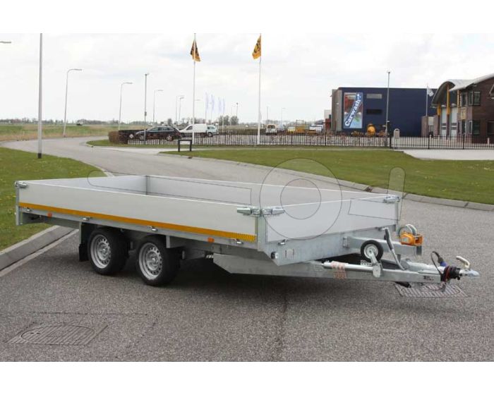 Eduard multitransporter met 40cm borden 406x200cm laadvermogen 2500kg laadvloerhoogte 72cm