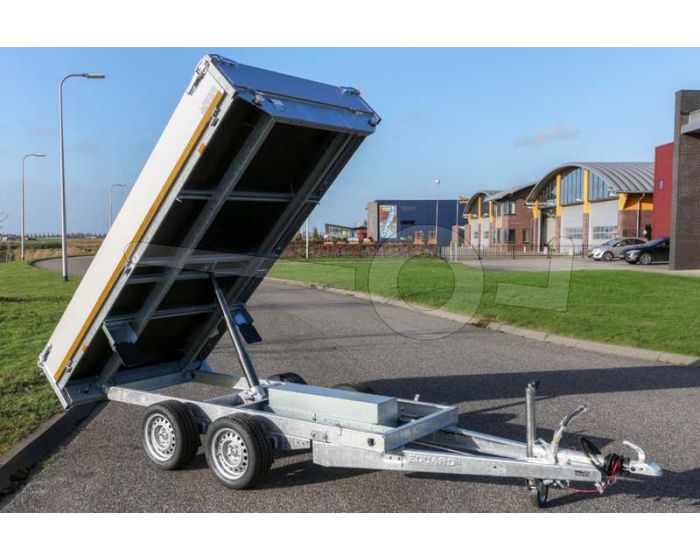Eduard kipper electrische bediening 750kg ongeremde tandemasser