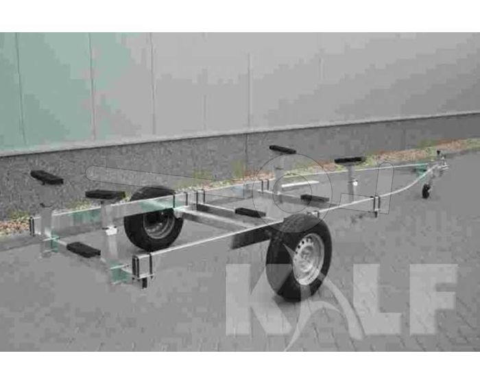 Kalf stallingstrailer Stall 1350 enkelas 600x200 cm 1350 kg