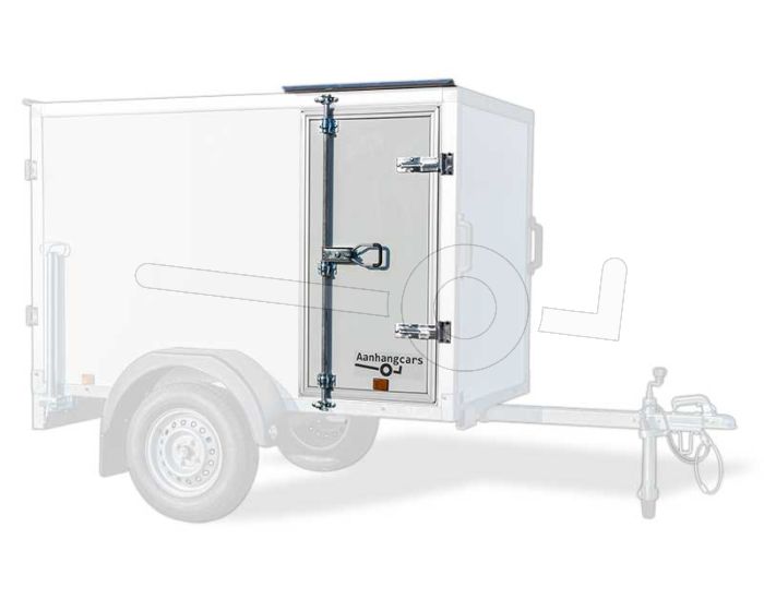 Optionele zijdeur tot 180 cm hoog voor Powertrailer gesloten aanhangwagen 