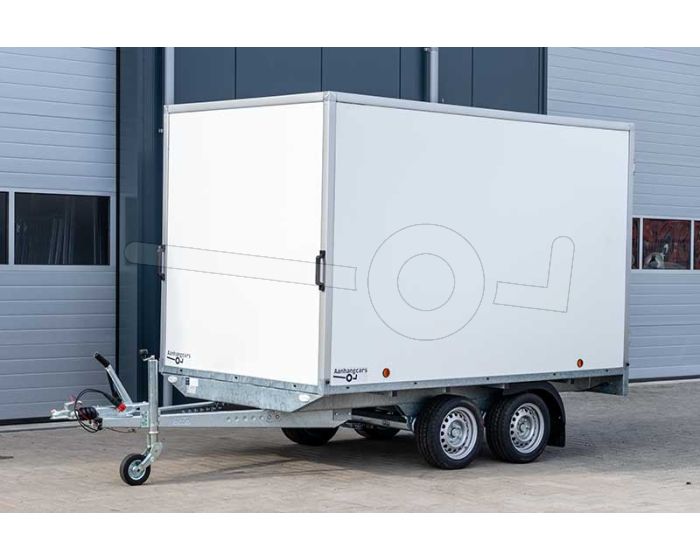 Power Trailer tandemas gesloten plateau aanhangwagen 307x160x1cm 2000kg
