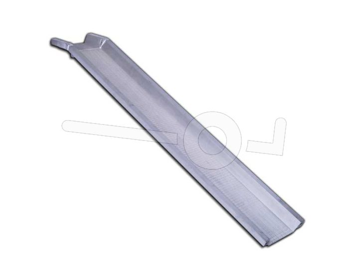 Oprijplaat met opstaande rand Metalmec M050/20 200x16cm maximum draagvermogen 739kg