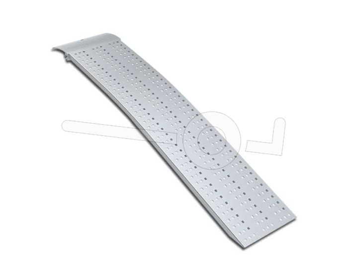 Gebogen aluminium oprijplaat M030B3BHS/25 250x30cm