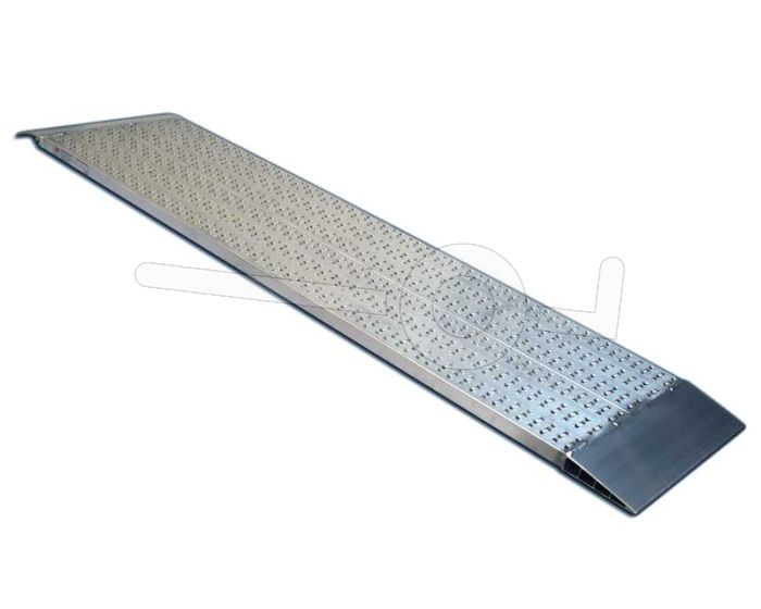 Aluminium oprijplaat Metalmec M030B3/40/2 400x62cm maximum draagvermogen 334kg