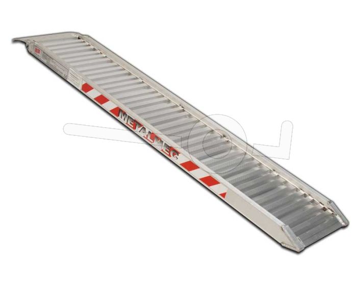 Aluminium oprijplaat Metalmec M100/45 450x30cm draagvermogen 582kg