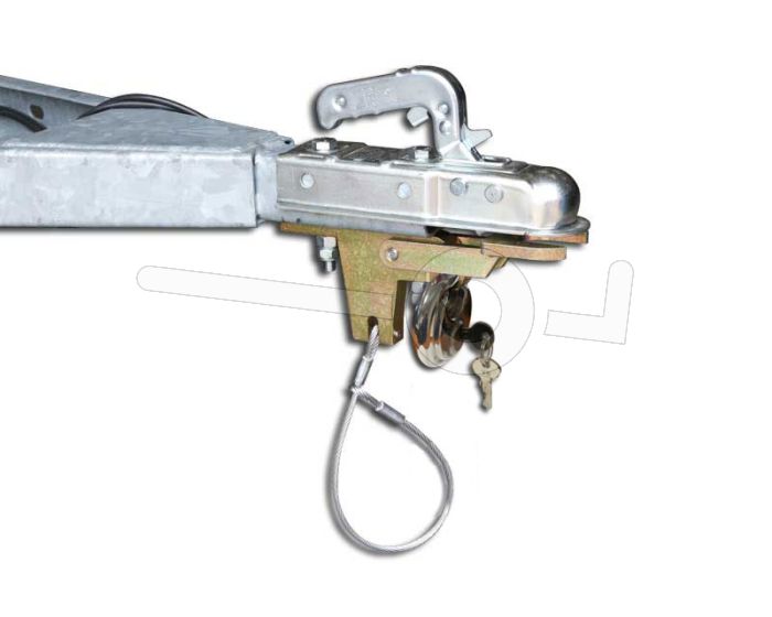 DoubleLock A60 disselslot voor ongeremde aanhangers.  Ongekeurd.