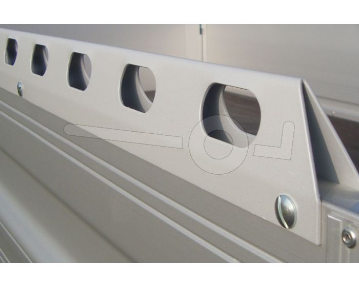 Reling op zijwanden voor Humbaur HA aluminium aanhangwagen 165 cm lang