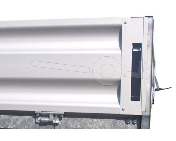 Optionele aluminium bordenset voor de Humbaur Universal autoambulance waardoor ook inzetbaar is als multitransporter