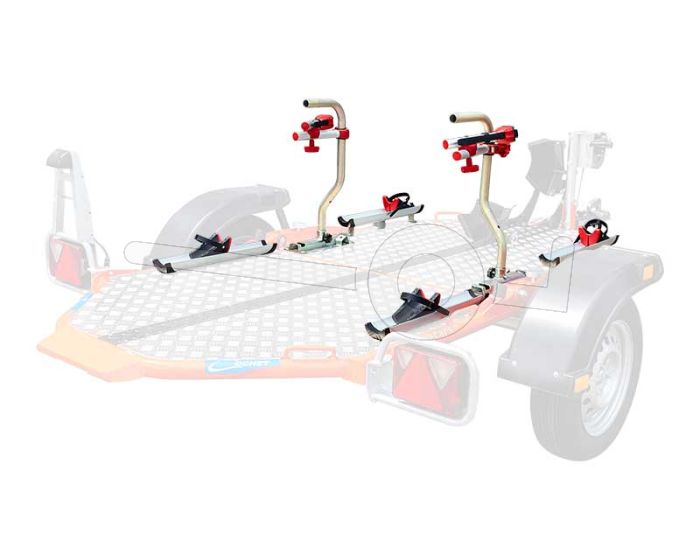 Set fietsendragers voor de Cochet Uno motortrailer