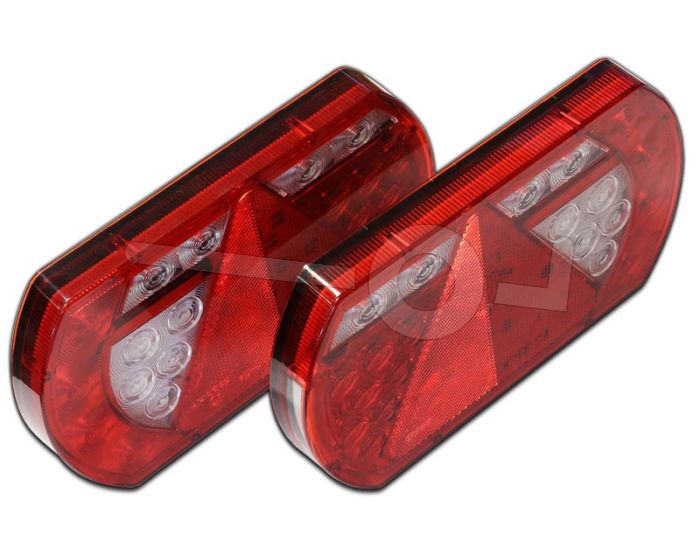 Optie tot LED verlichting op een aanhangwagen