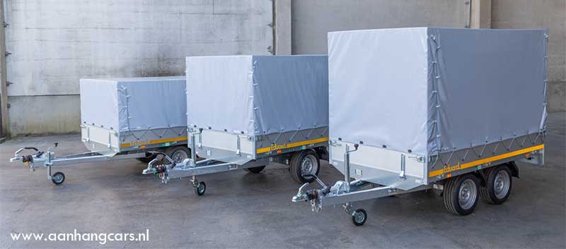 nieuwe 145cm Eduard plateauwagens met huif