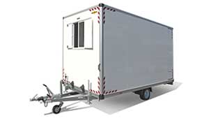 Humbaur enkelasser schaftwagen