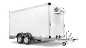 Humbaur tandemas diepvries aanhangwagen